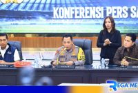 Caption: konferensi pers Kapolri, (dok. Humas Polri). 