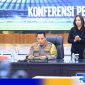 Caption: konferensi pers Kapolri, (dok. Humas Polri). 