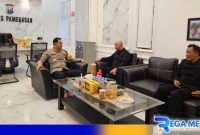 Caption: Kalapas Narkotika Pamekasan saat koordinasi tentang persiapan pengamanan nataru dengan Kapolres Pamekasan, (dok. regamedianews). 