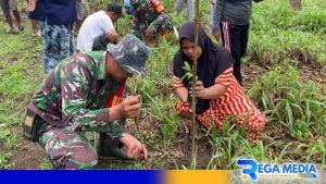 Peringati Hari Juang TNI, Kodim Gorut Lakukan Karya Bhakti