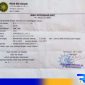 Caption: surat keterangan sakit atas nama inisial MFT yang diduga di palsu, (dok. regamedianews). 
