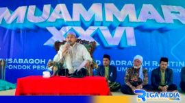 Caption: Gus Khoiron Zaini saat membuka acara Muammar 26, (dok. regamedianews). 