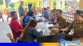 Caption: para pemilik tempat hiburan malam saat diberikan pembinaan dan menandatangani surat pernyataan, (dok. regamedianews). 