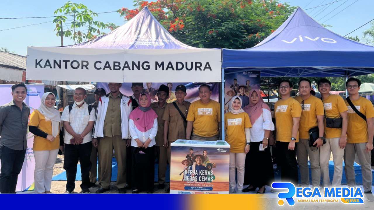 BPJS Ketenagakerjaan Madura Edukasi Aktivasi di Pasar Labang