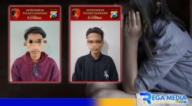 Caption: foto inisial AH dan MS saat diamankan petugas Unit PPA Satreskrim Polres Sampang, (dok. regamedianews). 