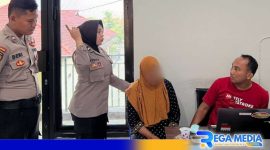 Caption: inisial MW saat diamankan di ruang Unit PPA Satreskrim Polres Sampang, (dok. regamedianews). 