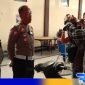 Caption: Kasat Lantas Polres Sampang AKP Rukimin, saat diwawancara awak media, (dok. regamedianews). 