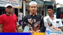 Caption: partisipan peserta anggota KPPS Desa Moktesareh saat diwawancara awak media, (dok. regamedianews). 