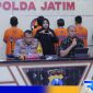 Caption: press conference, Polda Jawa Timur ungkap kasus penembakan di Sampang, (dok. regamedianews). 