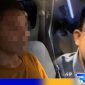 Caption: terduga pelaku pengancaman tembak Anies Baswedan (kaos cokelat) saat diamankan polisi (dok. regamedianews). 