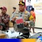 Caption: konferensi pers, Polres Pamekasan ungkap kasus curanmor, (dok. regamedianews). 