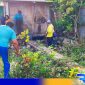 Caption: Tagana Kota Gorontalo saat kerja bakti di Kelurahan Ipilo, Kecamatan Kota Timur, Kota Gorontalo, (dok. regamedianews). 