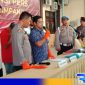 Caption: konferensi pers, Kasat Reskrim Polres Sampang ungkap kasus pencabulan, (dok. regamedianews). 