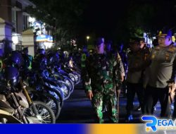 Polres Bersama Kodim Pamekasan Patroli Skala Besar