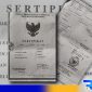 Caption: foto copy sertifikat tanah hak milik Mu'ammal Hamidy, (dok. regamedianews). 
