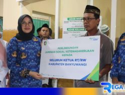 Ribuan RT RW di Banyuwangi Dapat  Jamsos BPJS Ketenagakerjaan