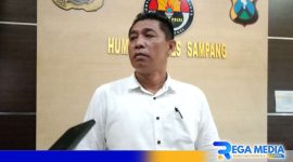 Caption: Kasi Humas Polres Sampang Ipda Sujianto, saat diwawancara awak media, (dok. regamedianews). 