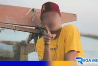 Caption: youtuber kacong arye sebelum ditangkap polisi, (dok. regamedianews). 