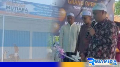 Ponpes Sumber Anom Opening Toko Bangunan di Proppo