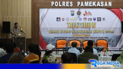 Polres Pamekasan Ajak Pers Sukseskan Pemilu 2024