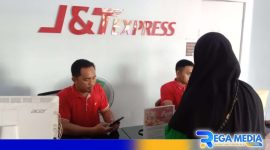 Caption: J&T Express Pohuwato, (dok. regamedianews). 