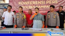 Caption: Satreskrim Polres Sampang ungkap kasus pelecehan seksual oknum kepala sekolah, (dok. regamedianews). 