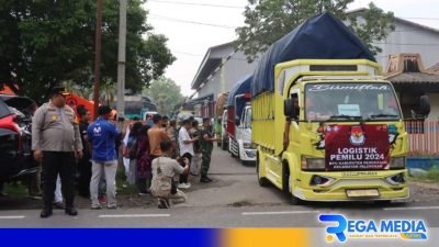 Pendistribusian Logistik Pemilu di Pamekasan Dikawal Ketat