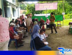 Diguyur Hujan, Pencoblosan di TPS 14 Dalpenang Lancar