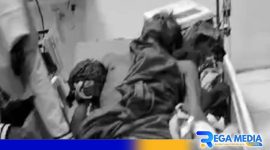 Caption: korban pembacokan saat berada di RSUD dr.Mohammad Zyn Sampang, (dok. regamedianews). 