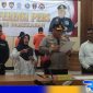 Caption: Kapolres Pamekasan ungkap kasus pasutri pelaku curanmor, (dok. regamedianews). 