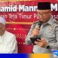 Caption: Kepala Lapas Narkotika Kelas IIA Pamekasan saat menyampaikan sambutannya, (dok. regamedianews). 