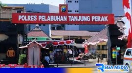 Caption: Mako Polres Pelabuhan Tanjung Perak Surabaya, (dok. regamedianews). 