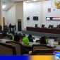 Caption: berlangsungnya rapat paripurna Nota Penjelasan Bupati terhadap LKPJ Tahun 2023 dan Pembentukan Pansus LKPJ Bupati, (dok. regamedianews). 