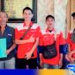 Caption: penyerahan nota kesepakatan akses Indihome oleh perwakilan pihak desa bersama tim Indihome beberapa bulan lalu (foto: istimewa). 