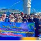 Caption: rombongan Uniska MAB Banjarmasin saat berada di Marlion Park Singapura (dok. regamedianews). 