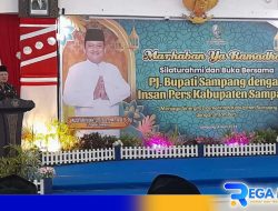 Pj Bupati Sampang Jalin Silaturahmi Dengan Insan Pers