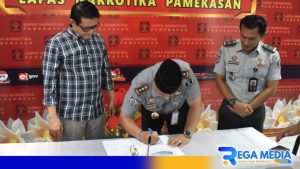 Lapas Narkotika Pamekasan Teken MoU Dengan Yayasan Kerohanian