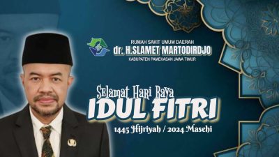 RSUD dr. H.Slamet Martodirdjo Pamekasan Ucapkan Selamat Hari Raya Idul Fitri