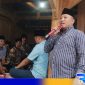 Caption: H.Slamet Junaidi menyampaikan sambutannya saat acara halal bihalal bersama forum Persaudaraan Abadi Sampang, (dok. regamedianews). 