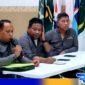 Caption: kuasa hukum LBH Lentera saat di kantor KPUD Sampang, (dok. regamedianews). 