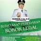Caption: Budayakan peredaran rokok legal. 