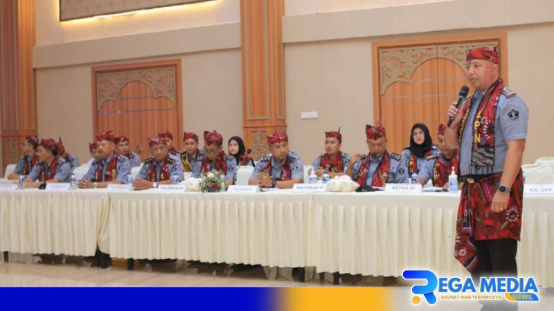 Caption: pemaparan Kepala Lapas Narkotika Kelas IIA Pamekasan Yhoga Aditya Ruswanto, (dok. regamedianews). 