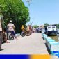 Caption: akses jalan menuju Pelabuhan Desa Marparan Sreseh, (dok. regamedianews). 