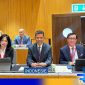 Caption: Menkum HAM saat pimpin Delegasi RI dalam konferensi Diplomatik di WIPO, Jenewa, (dok. regamedianews). 