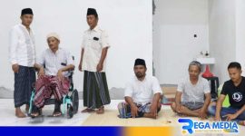 Caption: Muarah, korban penembakan didampingi kerabat dan keluarganya, (dok. regamedianews). 
