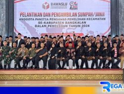 Puluhan Panwascam Pilkada 2024 di Bangkalan Dilantik