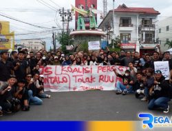 Gelar Aksi Tolak RUU Penyiaran, Begini Tuntutan Koalisi Jurnalis Gorontalo