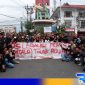 Caption: Koalisi Jurnalis Gorontalo pose bersama usai gelar aksi tolak RUU Penyiaran, (dok. regamedianews). 