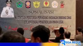 Caption: berlangsungnya sosialisasi yang dilaksanakan Pemkab Pamekasan bersama Bea Cukai, (dok. regamedianews). 