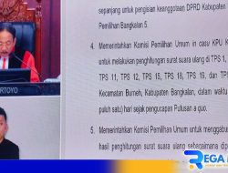 MK Putuskan Penghitungan Suara Ulang Pemilu di Bangkalan